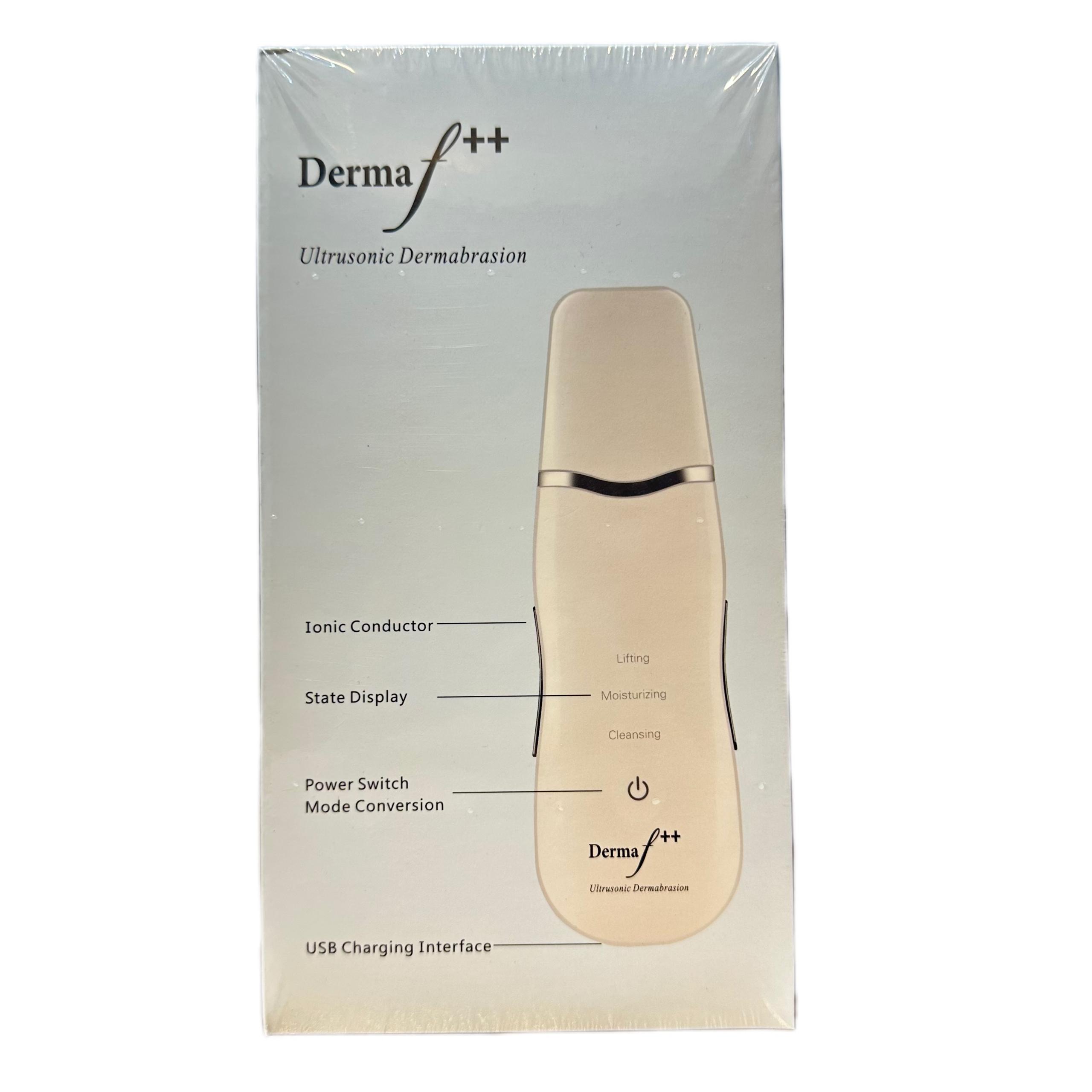 تصویر دستگاه درما اف دبل پلاس Derma F ++ مخصوص پاکسازی پوست، لیفت صورت و جذب مواد مغذی | Derma F Plus Plus Skin Scrubber