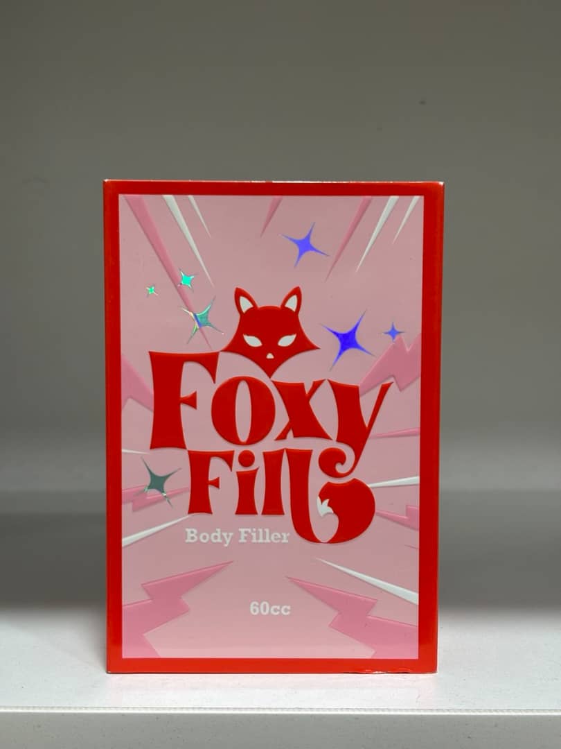 تصویر فیلر بدن فاکسی فیل Foxy Fill حجم 60 سی‌سی مخصوص فرم‌دهی و حجم‌دهی باسن، سینه و ران با ماندگاری بالا
